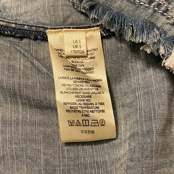 Pilcro and the Letterpress Anthropologie Norah Pintucked Blouse. - Picture 8 of 8